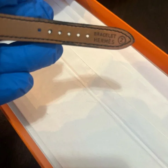 Hermes Kelly Black Leather Watch with Gold Accents